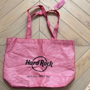 Hard Rock Cafe Vibrant Pink Tote